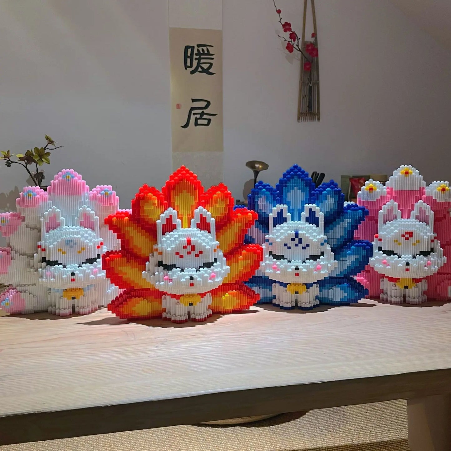 Pixel Bricks Nine-Tailed Fox Collection