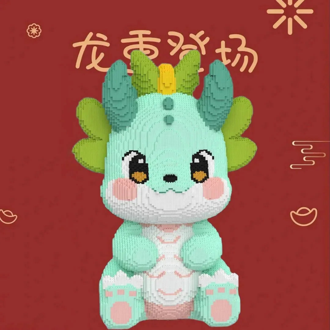 Pixel Bricks Dragon collection