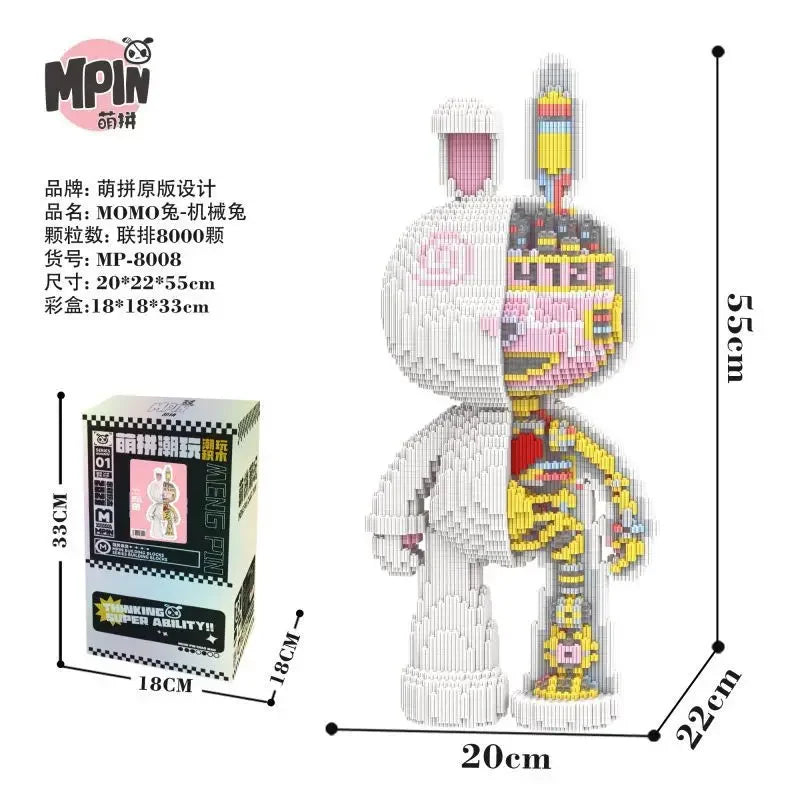 Pixel Bricks Rabbit Bear Collection