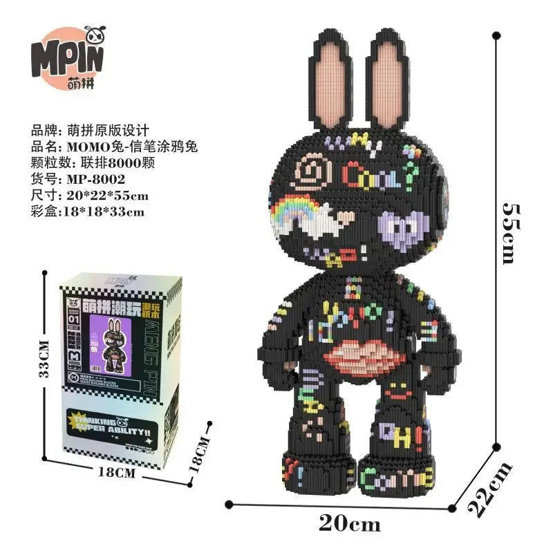 Pixel Bricks Rabbit Bear Collection