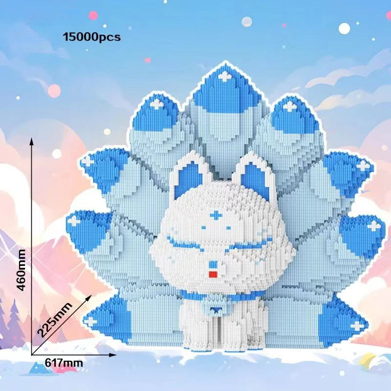 Pixel Bricks Nine-Tailed Fox Collection
