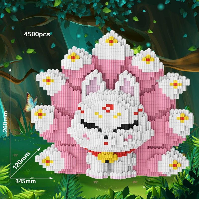 Pixel Bricks Nine-Tailed Fox Collection