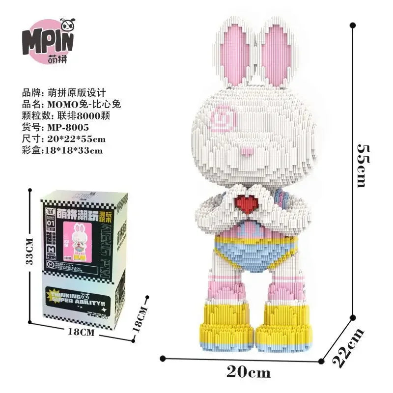 Pixel Bricks Rabbit Bear Collection