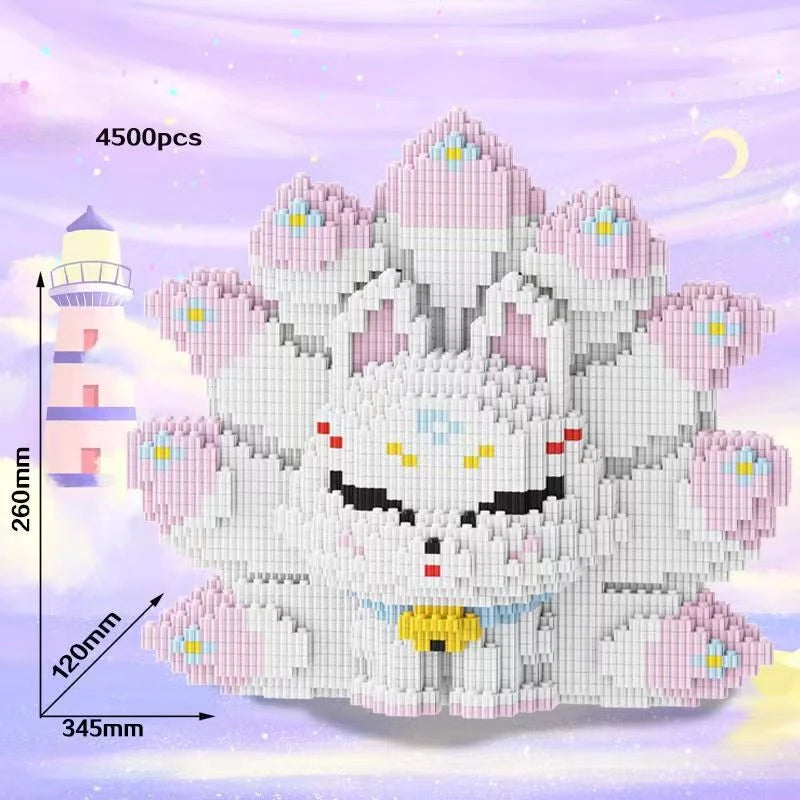 Pixel Bricks Nine-Tailed Fox Collection