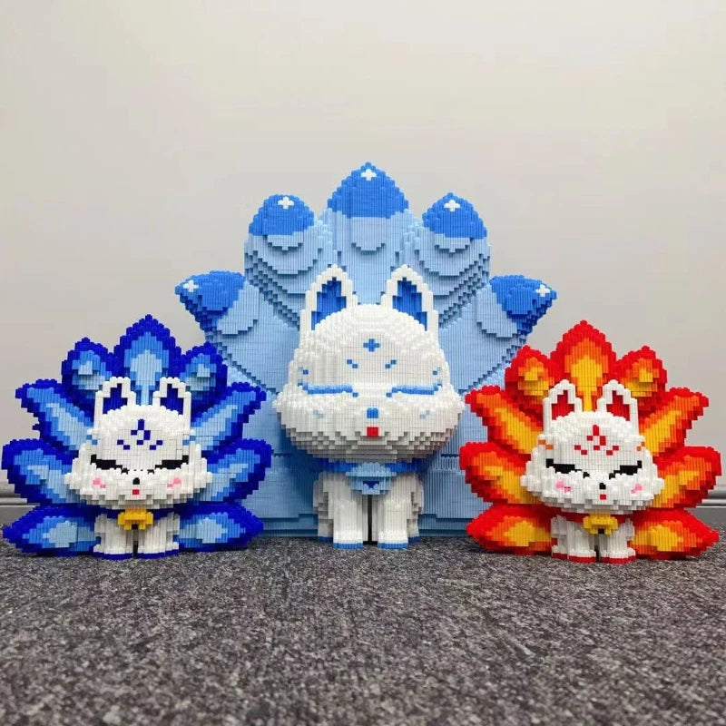 Pixel Bricks Nine-Tailed Fox Collection