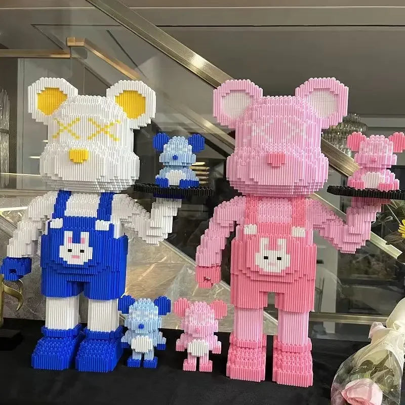 Pixel Bricks Tray Holding Bearbrick Collection