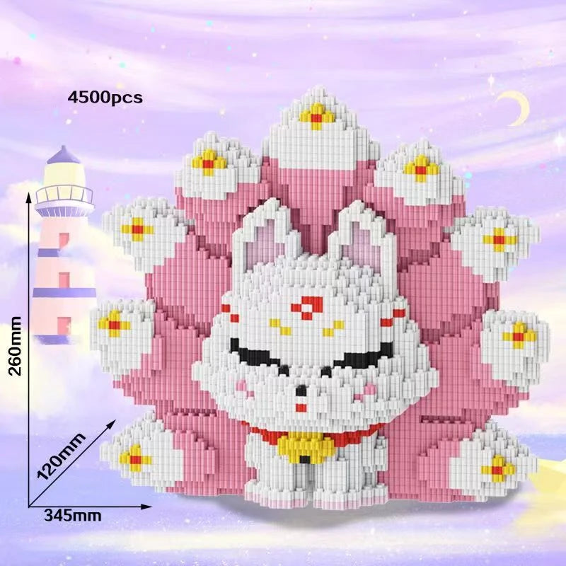 Pixel Bricks Nine-Tailed Fox Collection