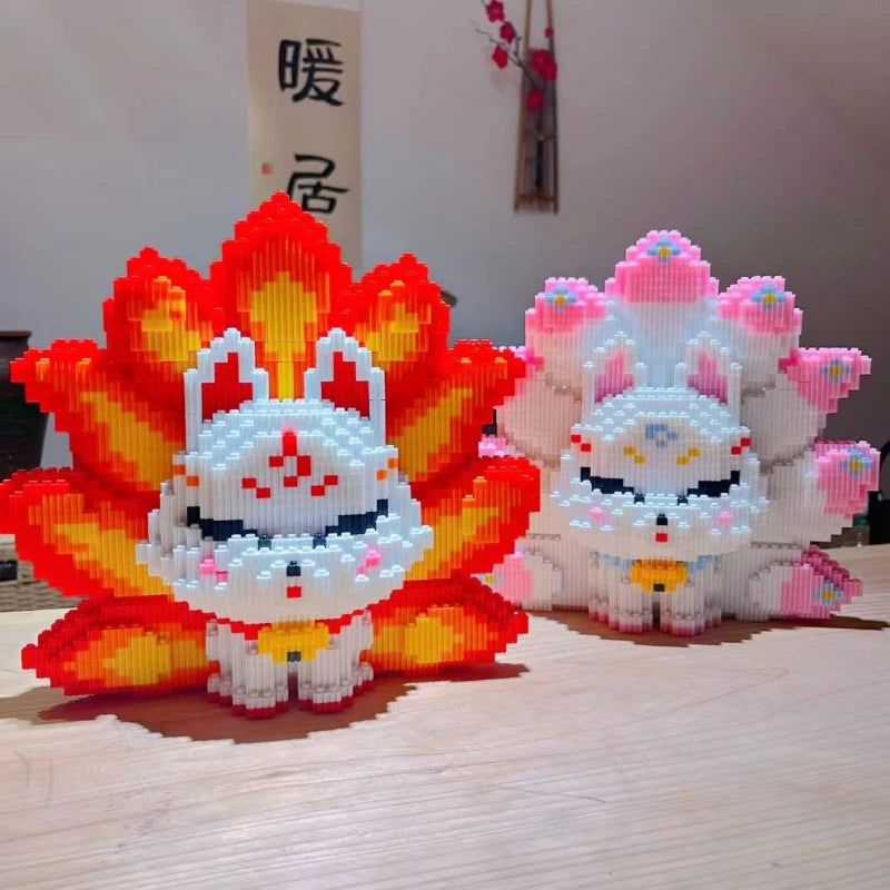 Pixel Bricks Nine-Tailed Fox Collection