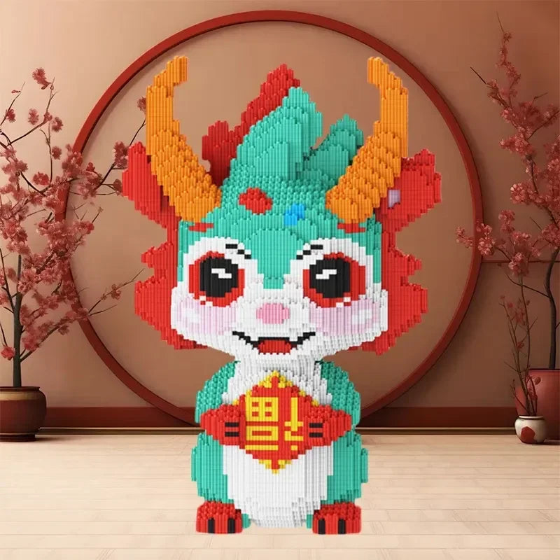 Pixel Bricks Dragon collection