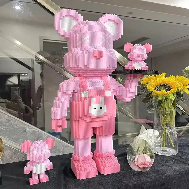 Pixel Bricks Tray Holding Bearbrick Collection