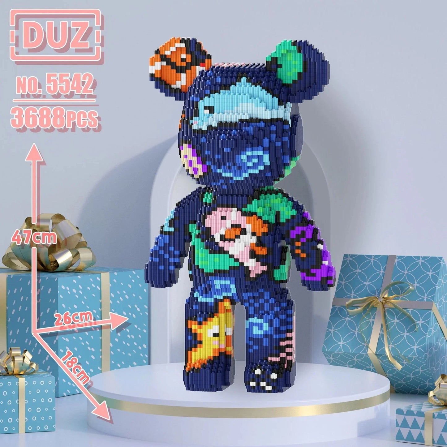 Pixel Bricks Mega Bearbricks Collection
