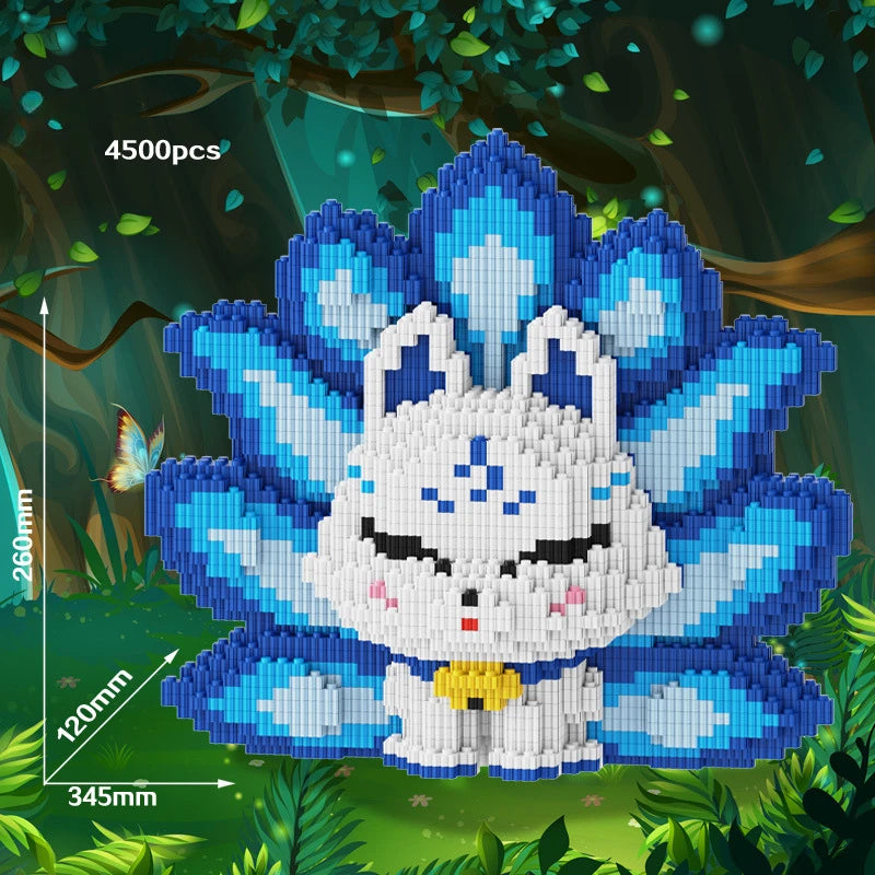 Pixel Bricks Nine-Tailed Fox Collection