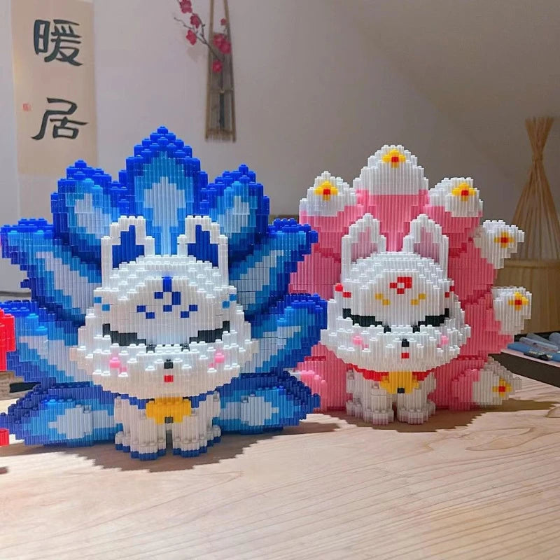 Pixel Bricks Nine-Tailed Fox Collection