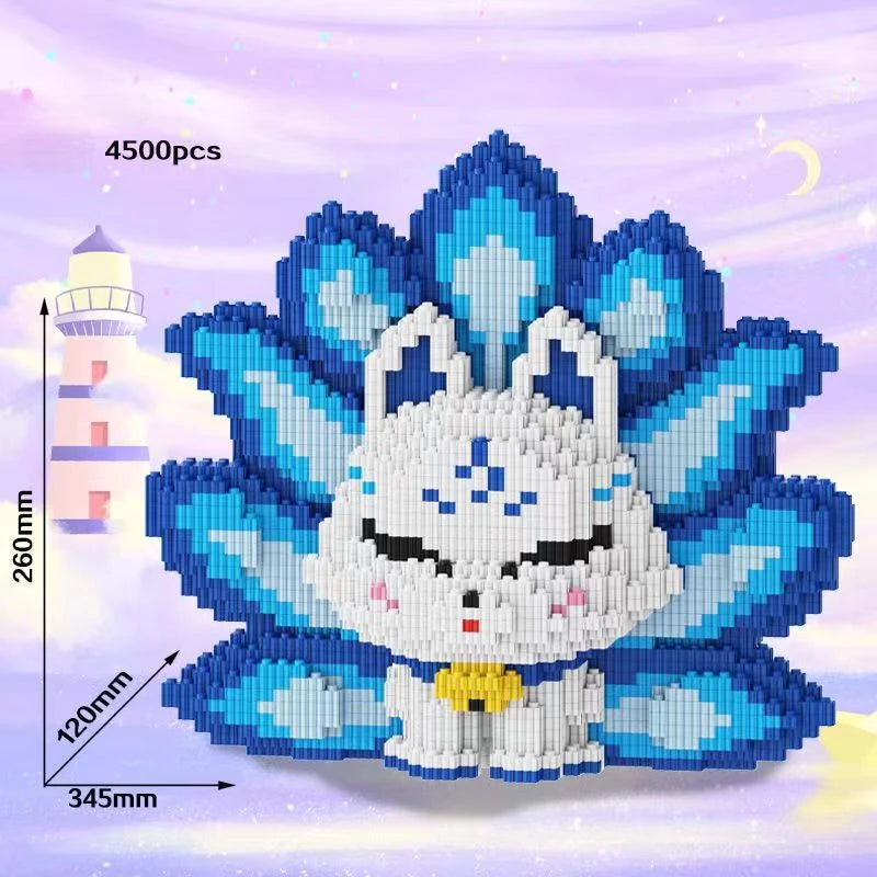Pixel Bricks Nine-Tailed Fox Collection