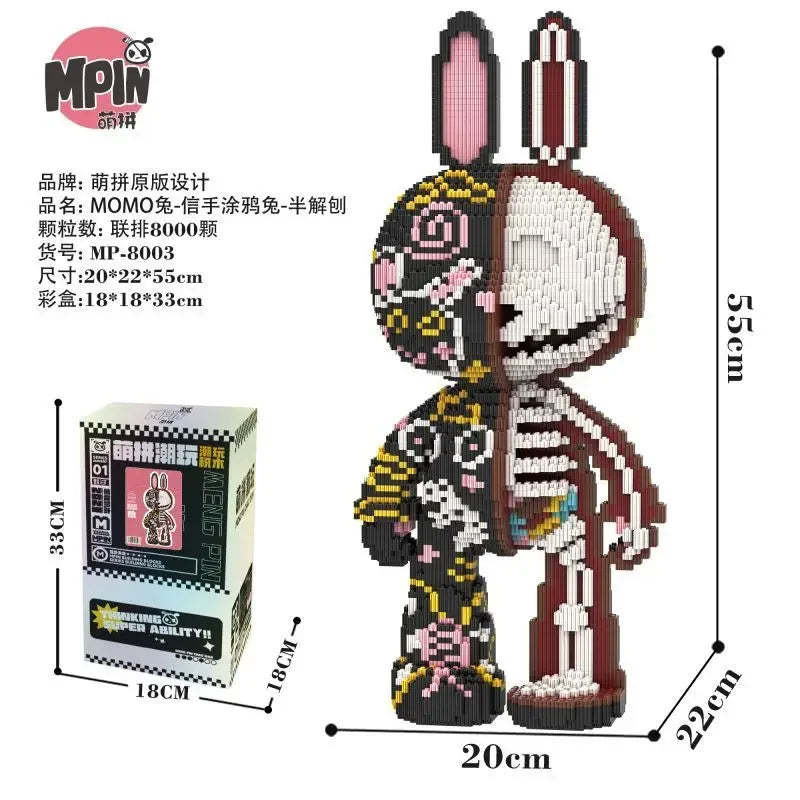 Pixel Bricks Rabbit Bear Collection