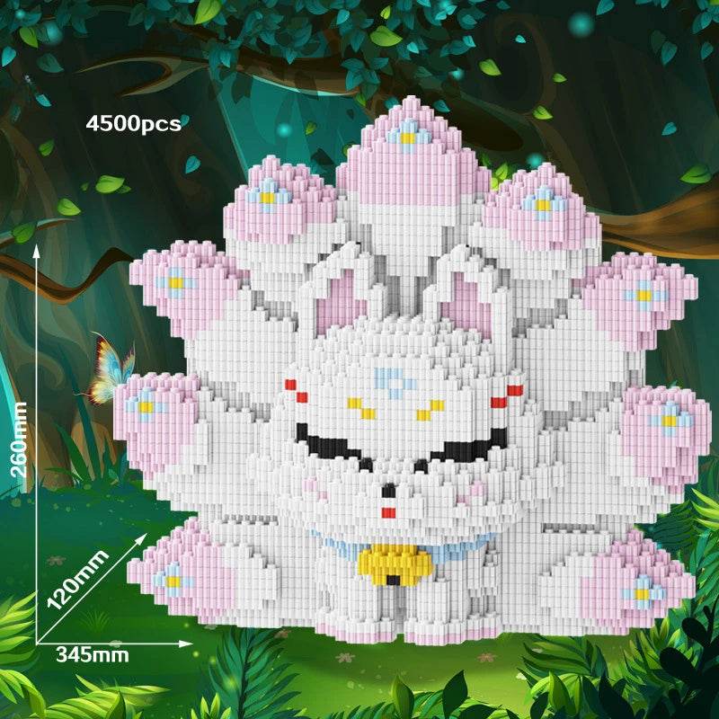 Pixel Bricks Nine-Tailed Fox Collection