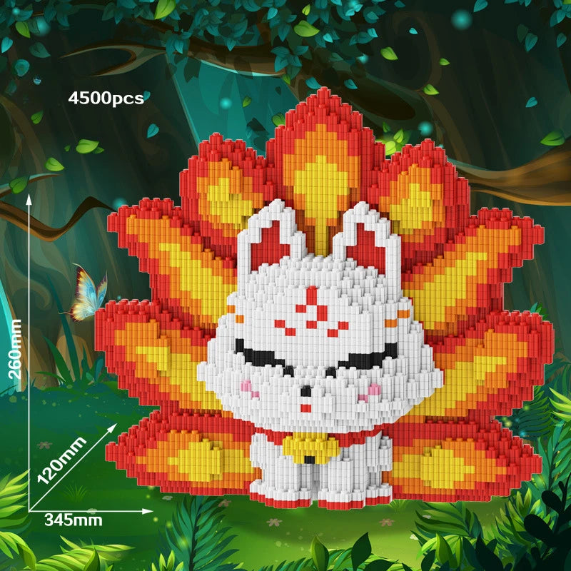 Pixel Bricks Nine-Tailed Fox Collection