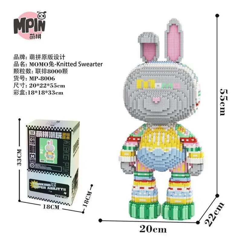 Pixel Bricks Rabbit Bear Collection