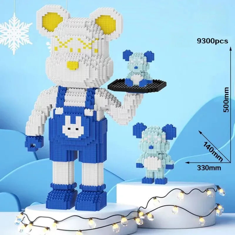 Pixel Bricks Tray Holding Bearbrick Collection
