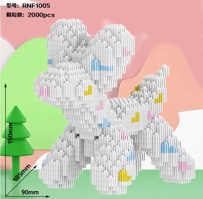 Pixel Bricks Balloon Dog Collection