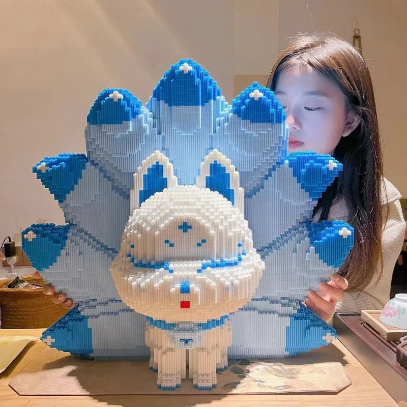 Pixel Bricks Nine-Tailed Fox Collection