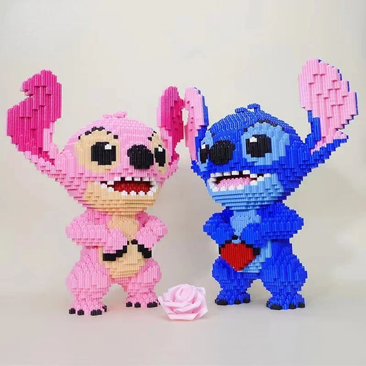 Pixel bricks Stitch and Angel