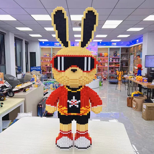 Pixel Bricks Gangster Bunny