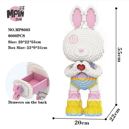 Pixel Bricks Rabbit Bear Collection