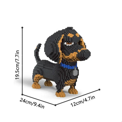 Pixel Bricks Dog Collection