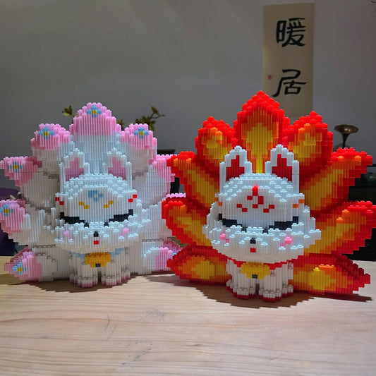 Pixel Bricks Nine-Tailed Fox Collection