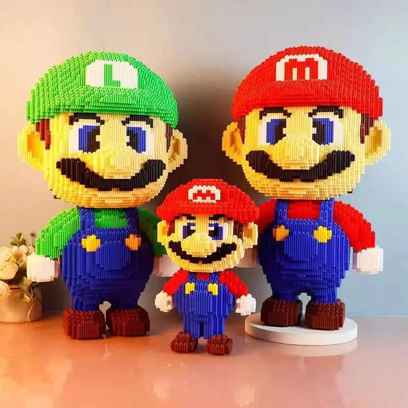 Pixel Bricks Super Mario and Luigi Collection