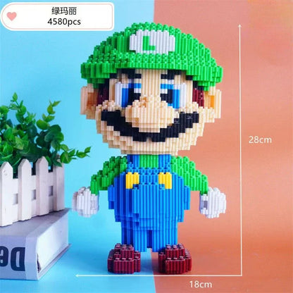 Pixel Bricks Super Mario and Luigi Collection