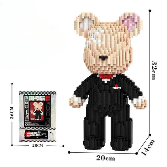 Pixel bricks Bearbrick Bride and Groom