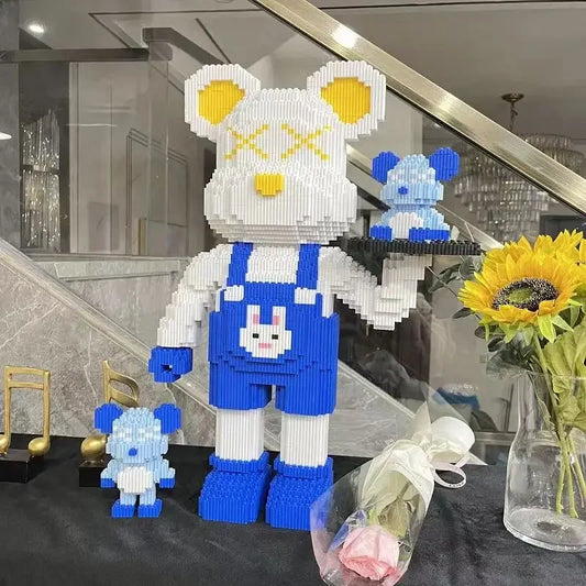 Pixel Bricks Tray Holding Bearbrick Collection