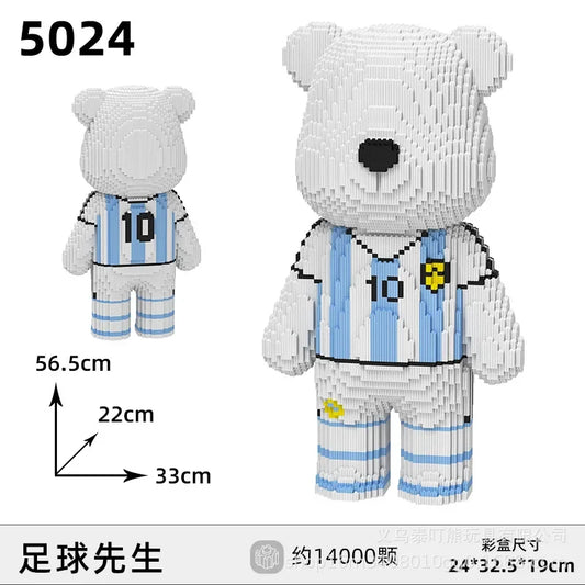 Pixel Bricks Athlete Bearbrick Collection