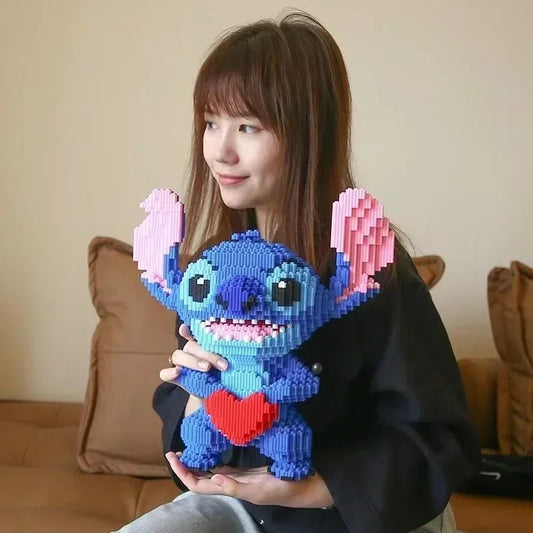 Pixel bricks Stitch and Angel