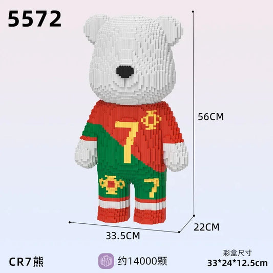 Pixel Bricks Athlete Bearbrick Collection