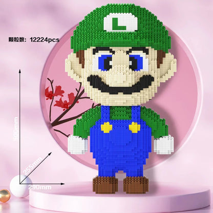 Pixel Bricks Super Mario and Luigi Collection