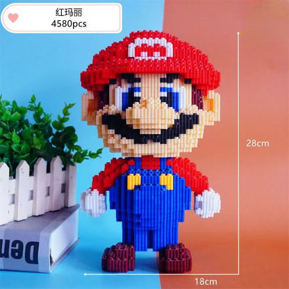 Pixel Bricks Super Mario and Luigi Collection