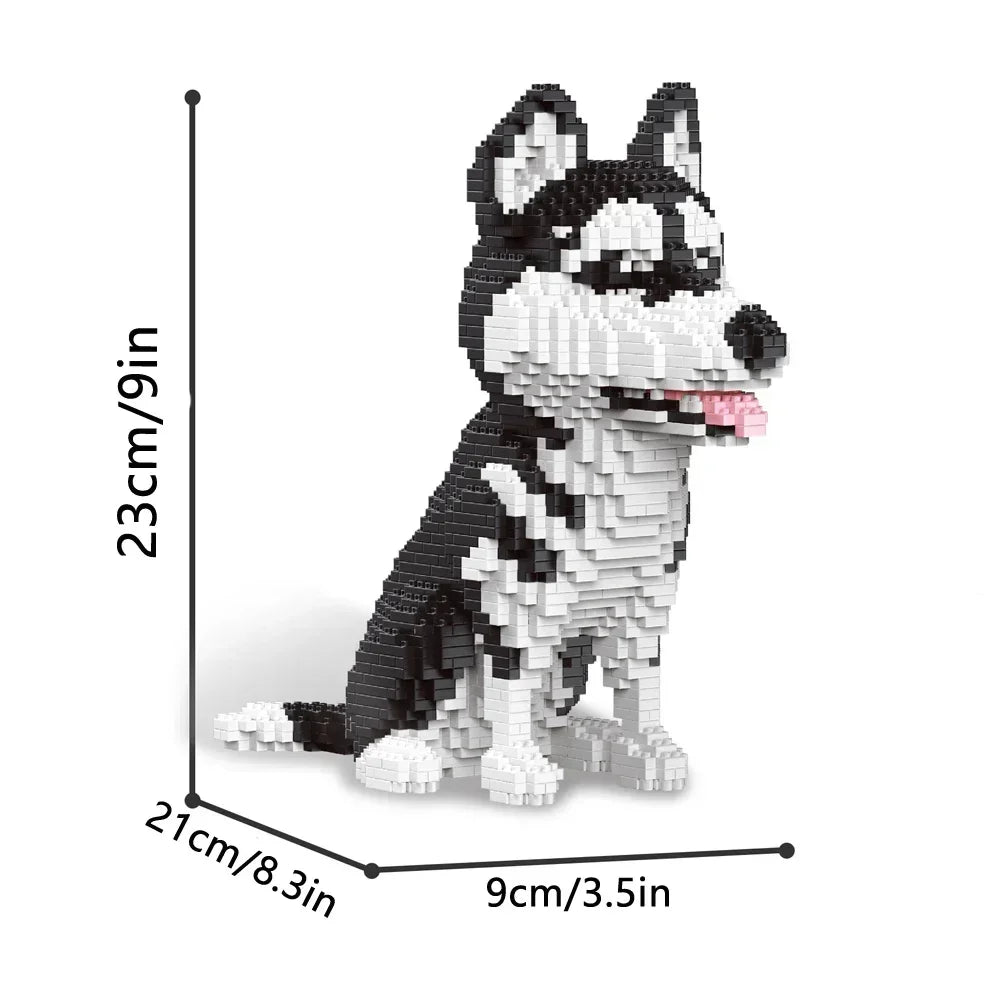 Pixel Bricks Dog Collection