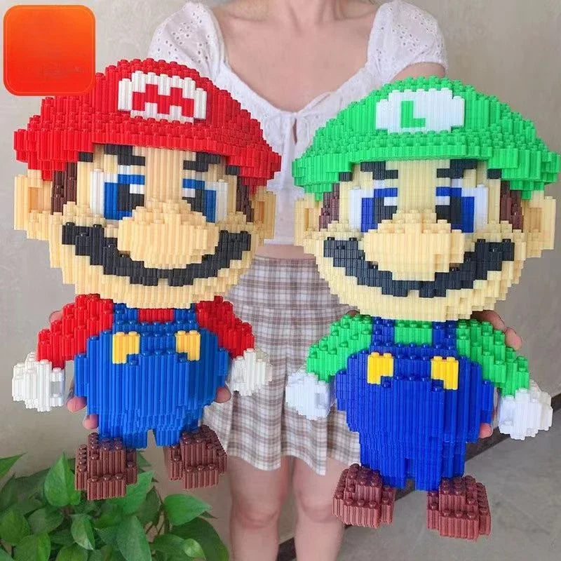Pixel Bricks Super Mario and Luigi Collection