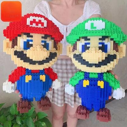 Pixel Bricks Super Mario and Luigi Collection
