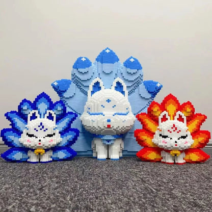 Pixel Bricks Nine-Tailed Fox Collection
