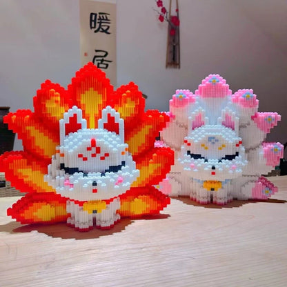 Pixel Bricks Nine-Tailed Fox Collection