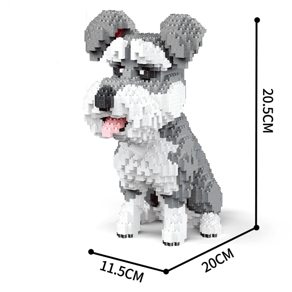 Pixel Bricks Dog Collection