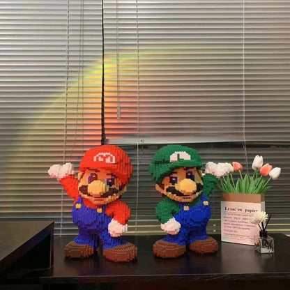 Pixel Bricks Super Mario and Luigi Collection