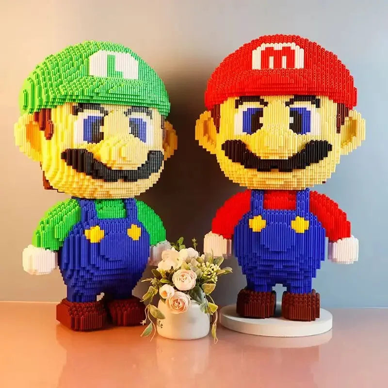 Pixel Bricks Super Mario and Luigi Collection