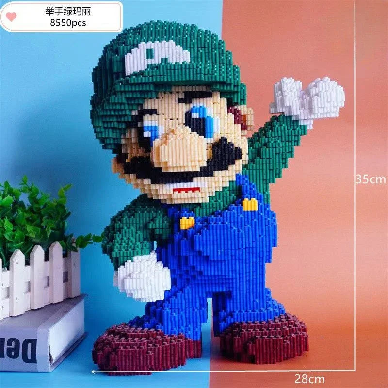 Pixel Bricks Super Mario and Luigi Collection