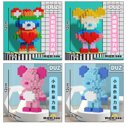 Pixel Bricks Mini Bearbrick Collection