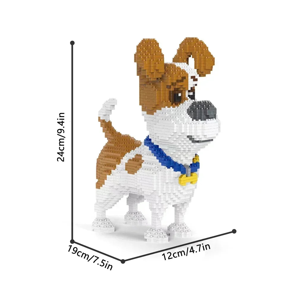 Pixel Bricks Dog Collection
